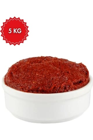 Araz et Adana El Yapımı Acı Biber Salçası 5 kg | Toplu Kullanım İçin