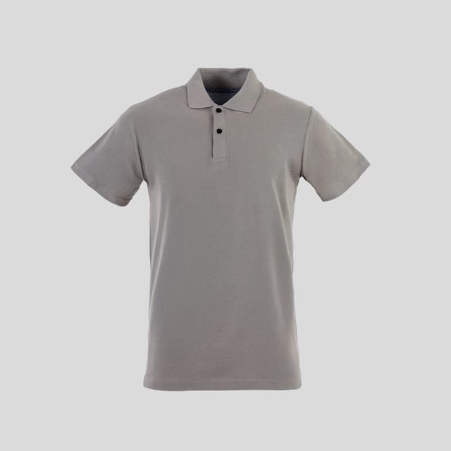Penye Pike Kumaş Gri Polo T-Shirt