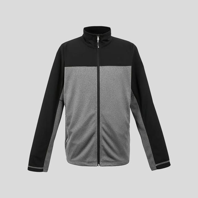 Gri MonoDrip Fleece Kapişonlu