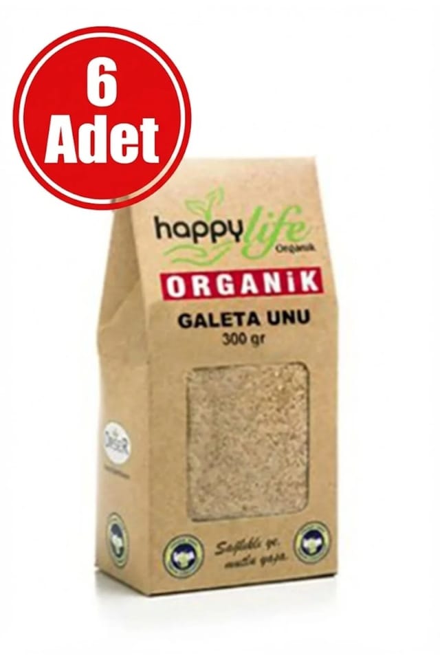 Happy Life Happlife Organik Galate Unu 300 Gr. X 6 Paket