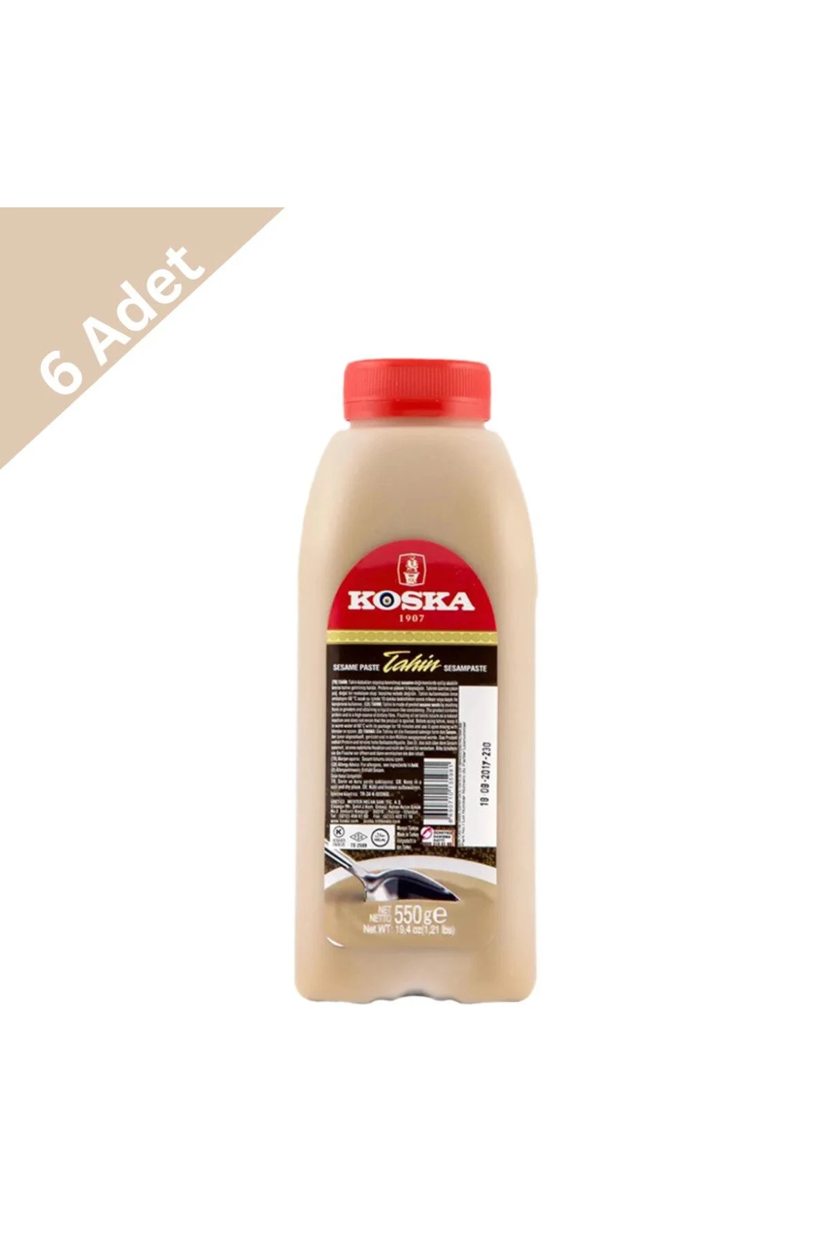 Koska Tahin 550 g x6 Adet | Ekonomik Aile Paketi