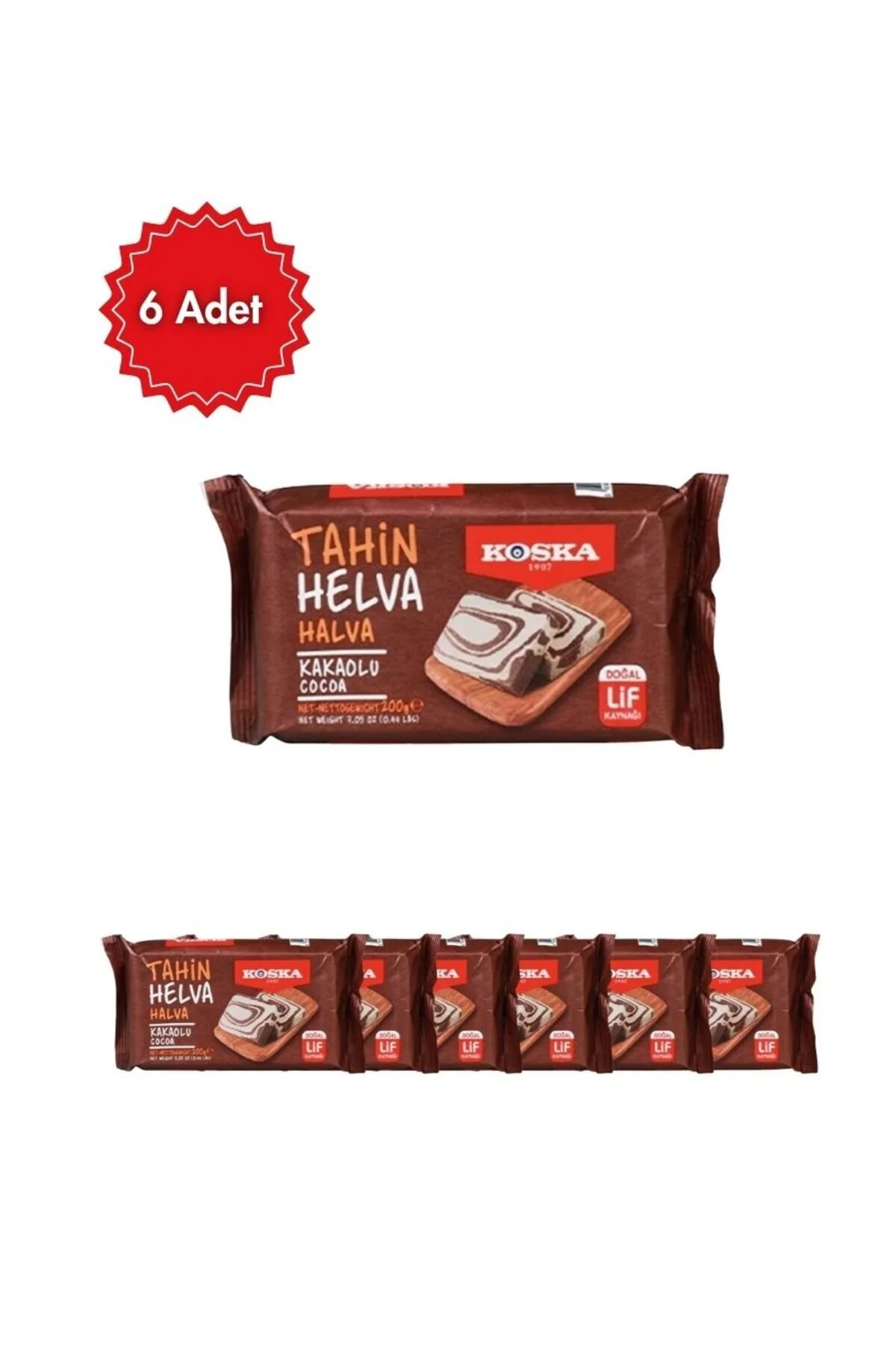 Koska Kakaolu Helva 500 g x6 Adet | Tatlı ve İkramlık
