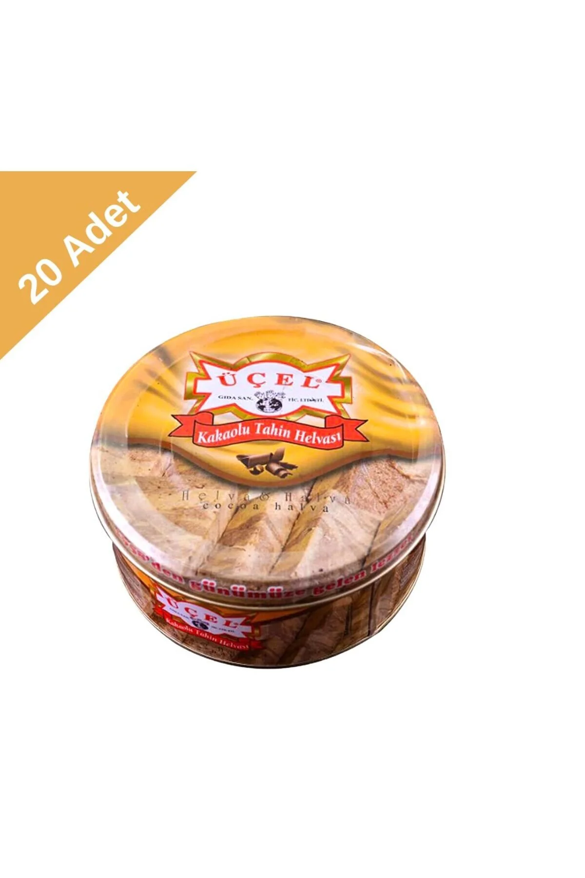 Üçel Kakaolu Helva 830 G x 20 Adet | Geleneksel Tatlı | Kahvaltılık & Tatlı Atıştırmalık