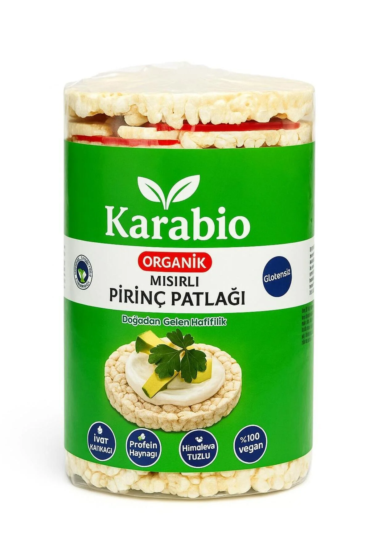 karabio Organik Mısırlı Pirinç Patlağı 90 gr