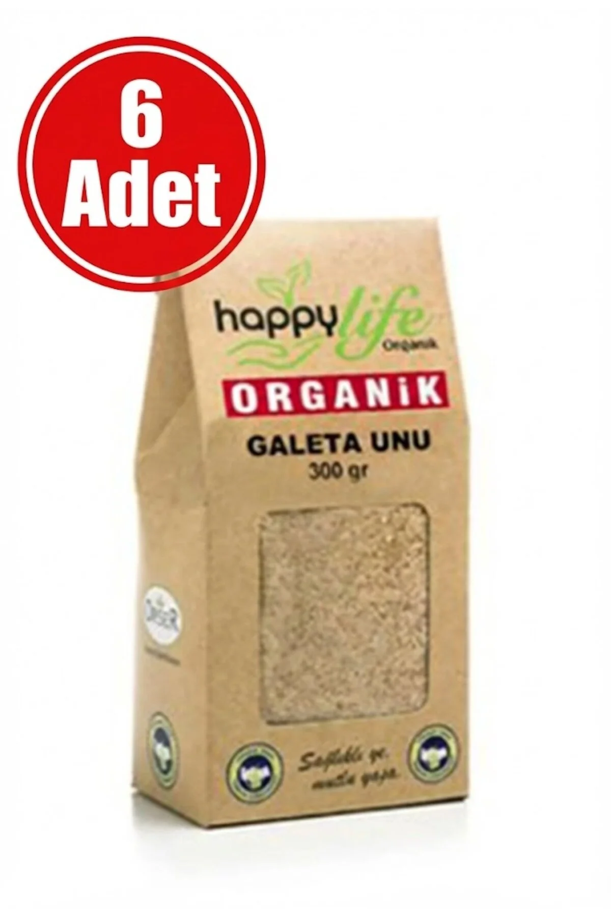 Happy Life Happlife Organik Galate Unu 300 Gr. X 6 Paket
