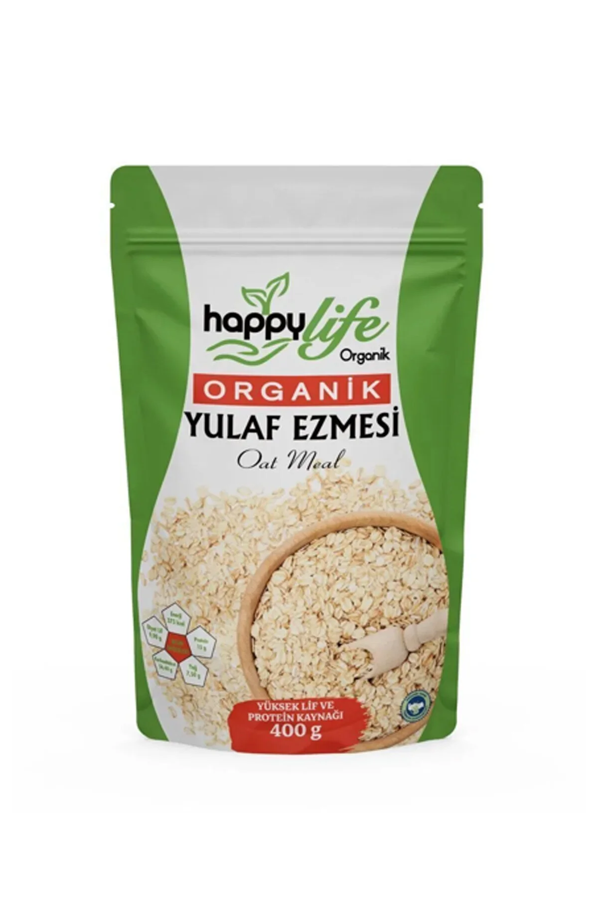 Happy Life Happylife Organik Yulaf Ezmesi 400 Gr. x 6 Adet