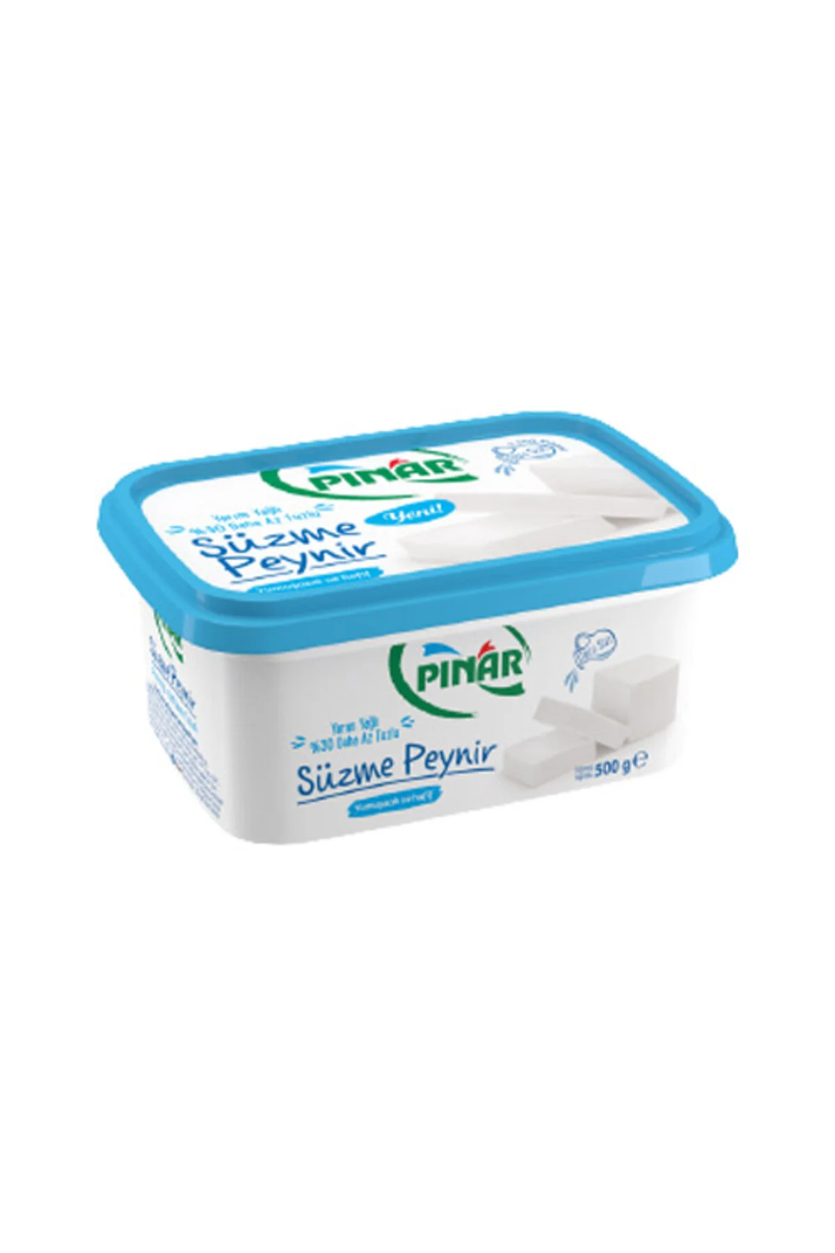 Pınar Az Yağlı Az Tuzlu Süzme Peynir (500 g) x6 Adet